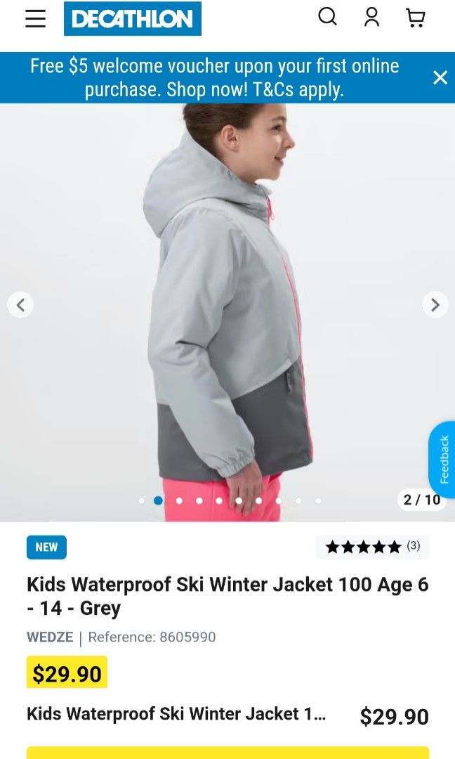 Age 14 waterproof clearance jacket