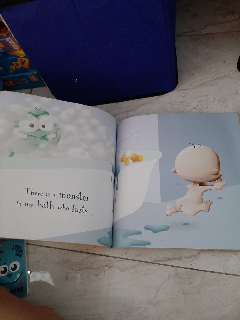 Buku there is monster under my bed who farts, Buku & Alat Tulis, Buku AnakAnak di Carousell