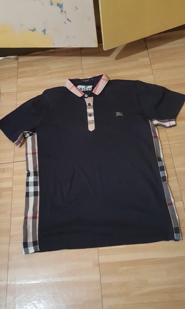 Burberry Black Label polo shirt Men s Fashion Activewear on Carousell