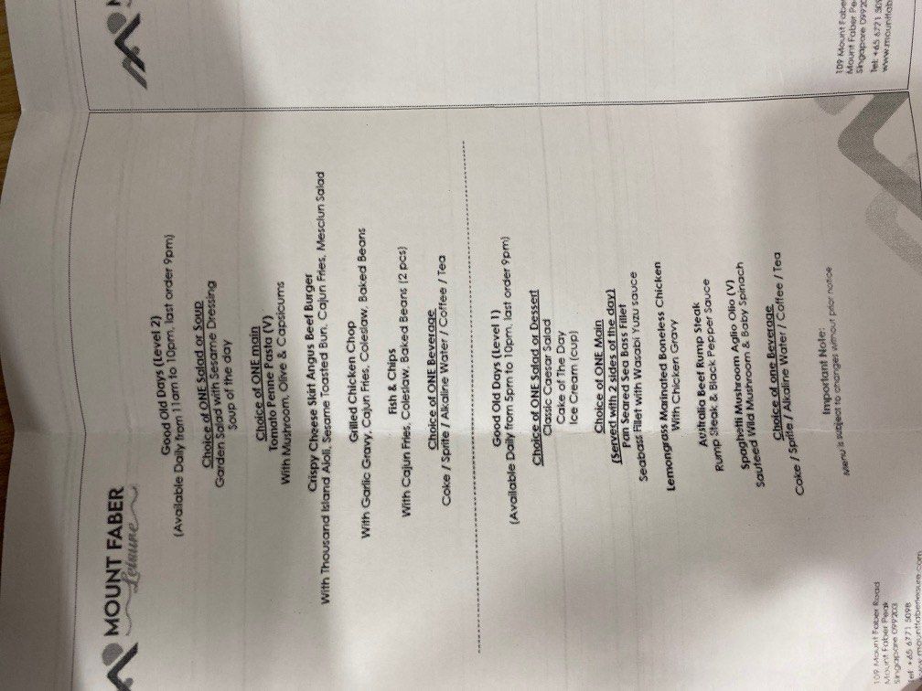 Cable car+ food, Tickets & Vouchers, Event Tickets on Carousell