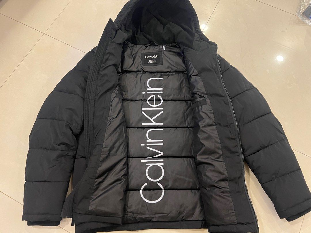 Calvin Klein Mens Winter Jacket, Men's Fashion, Coats, Jackets and Outerwear  on Carousell