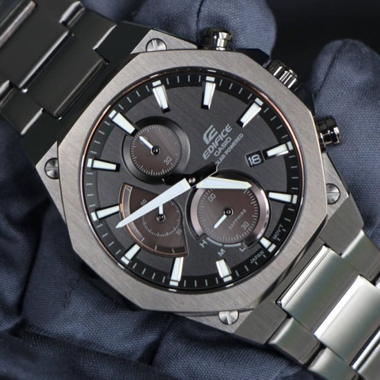 EFSS570DC-1A | Edifice Slim Line Solar Powered Chronograph with Sapphire  Crystal