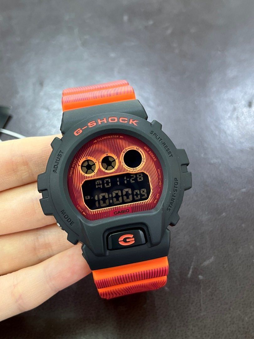 G shock watch orange colour new arrivals
