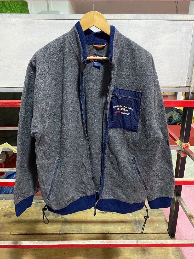 Chaps Ralph Lauren fleece jacket Men s Fashion Coats Jackets