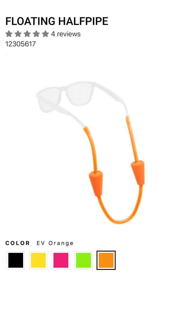 Chums/Eyewear retainer/model Floating halfpipe, Men's Fashion, Watches