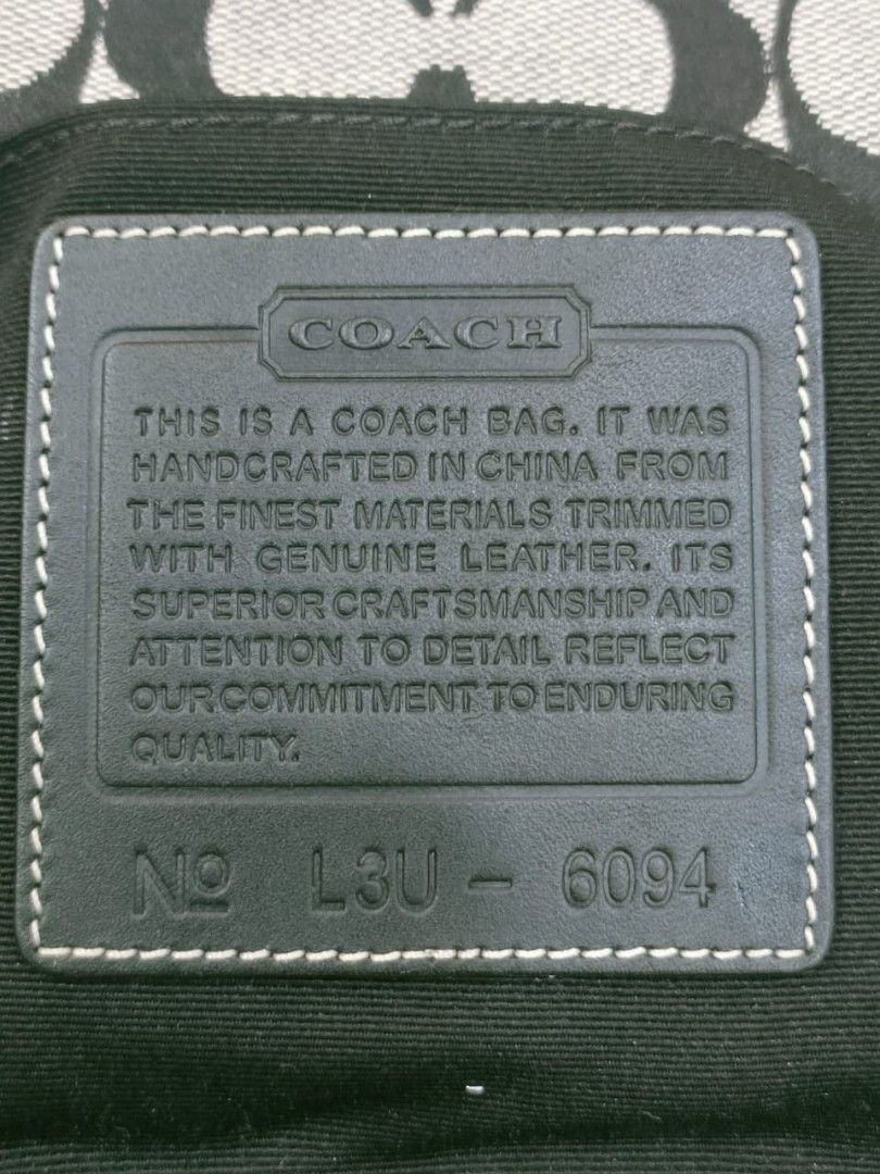 COACH Bag Signature Demi Pouch Canvas