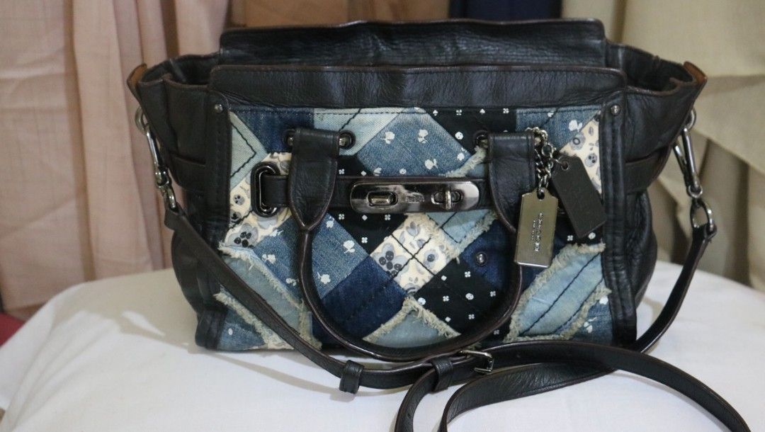 Coach swagger denim deals