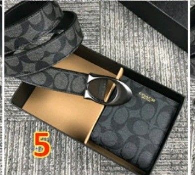 Coach Wallet and Belt set