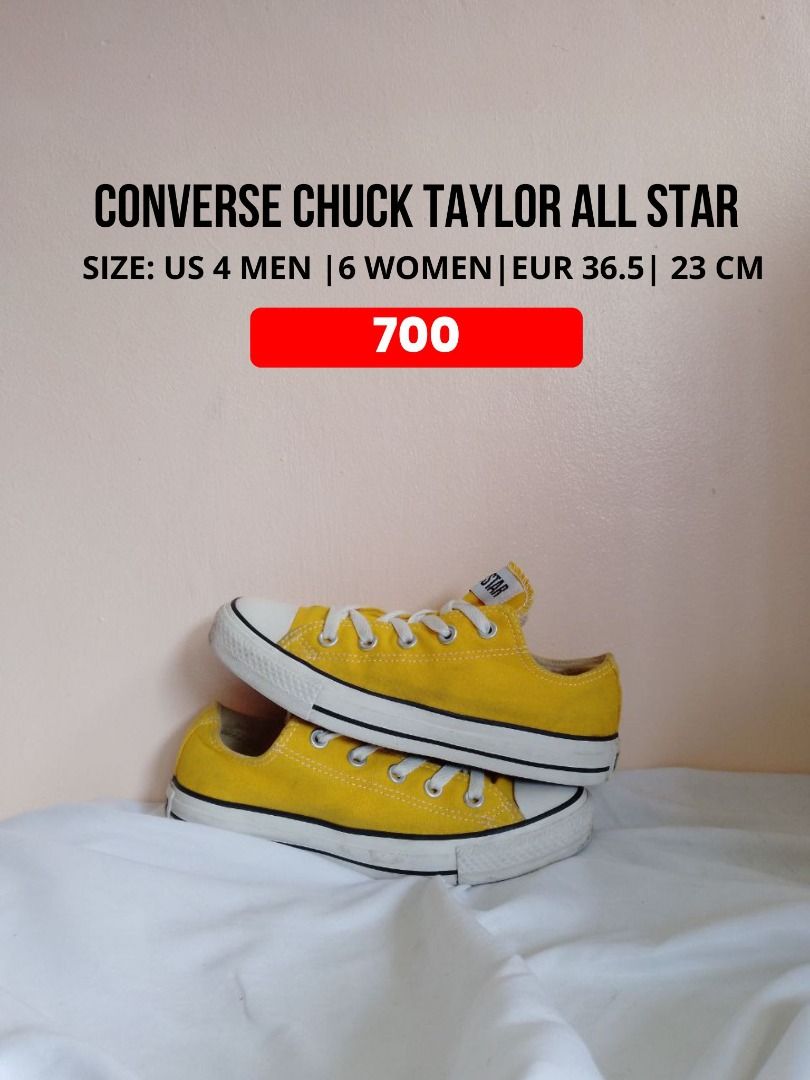 CONVERSE CHUCK TAYLOR ALL STAR US 4 MEN |6 WOMEN, Fashion, Footwear, Sneakers on Carousell