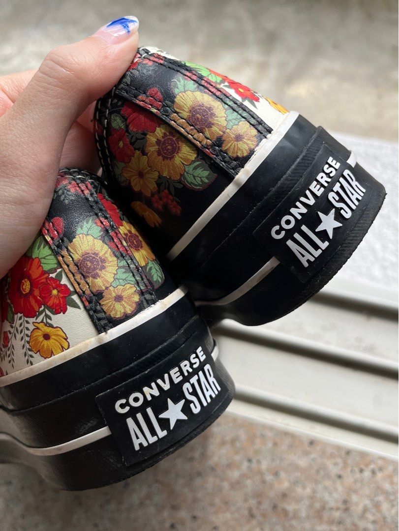 Converse floral mary best sale jane shoes