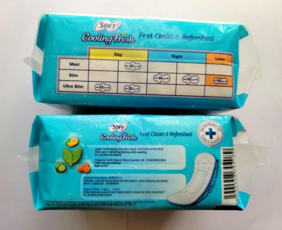 Cooling Fresh Panty Liner 28 liners per pack [No. 1 in JAPAN], Beauty