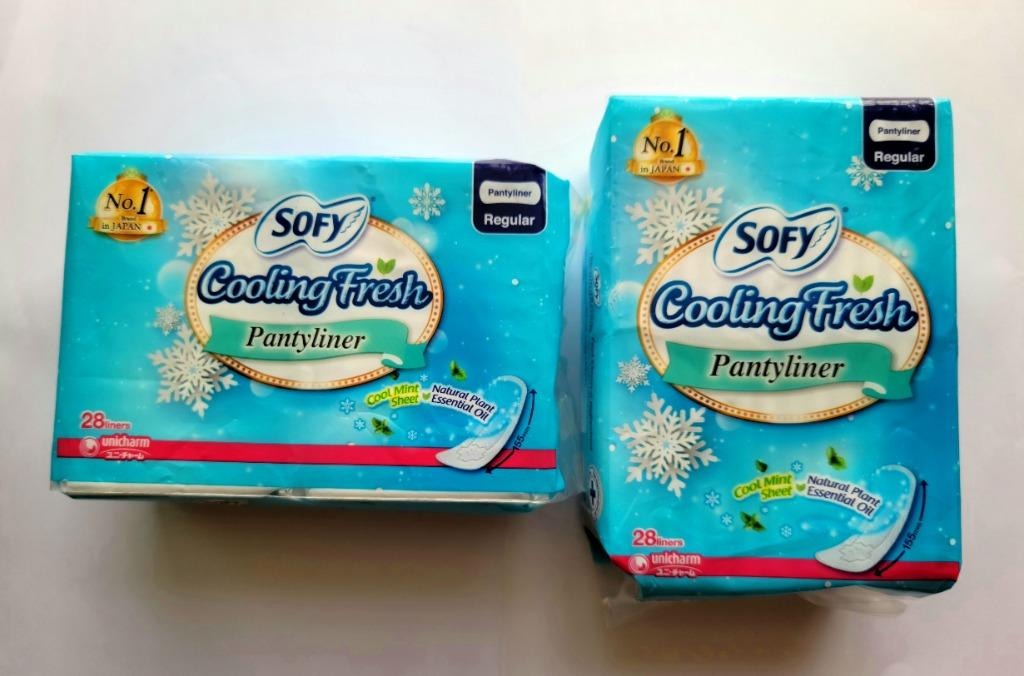 Cooling Fresh Panty Liner 28 liners per pack [No. 1 in JAPAN], Beauty