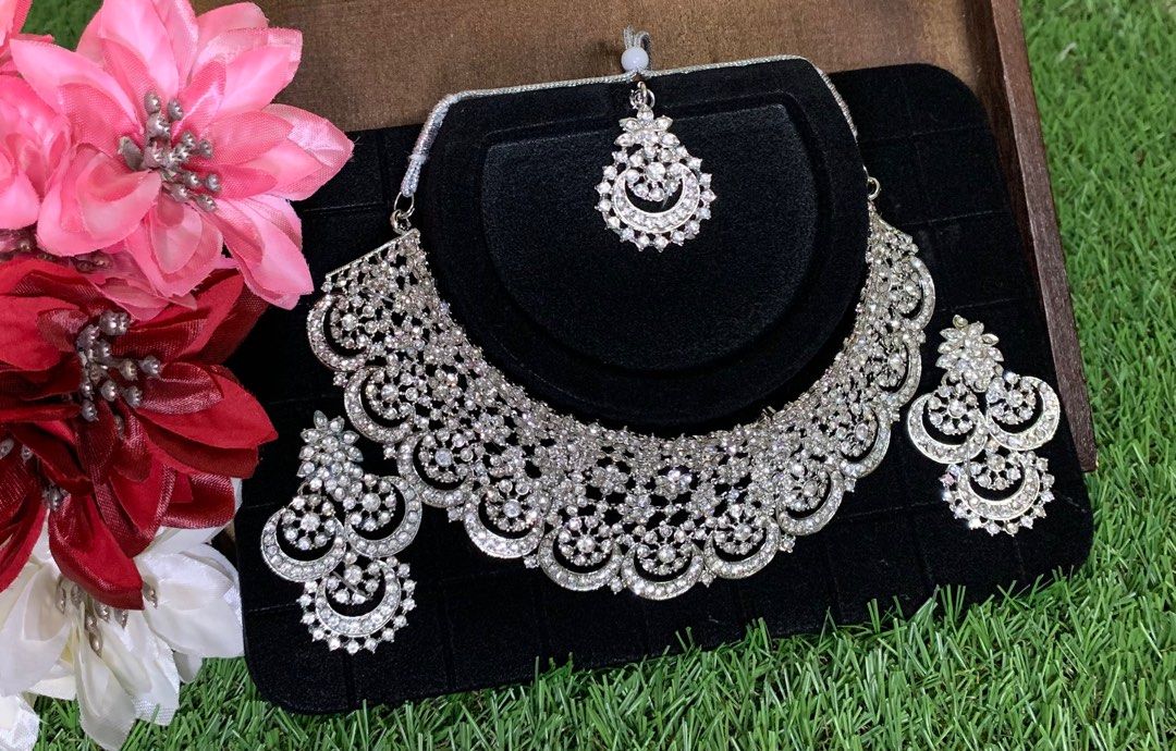 Choker set clearance silver