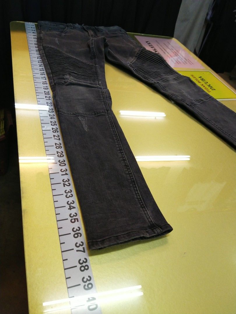 Decoy Moto Jeans, Men's Fashion, Bottoms, Jeans on Carousell