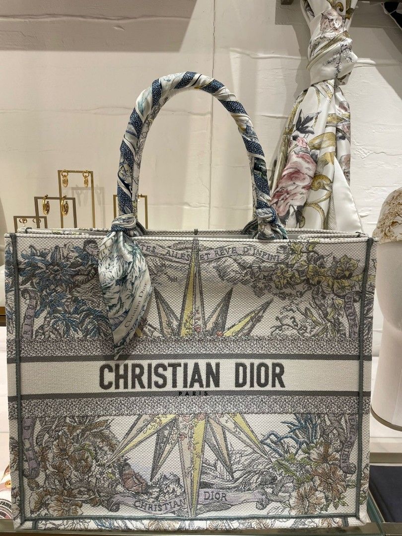 Dior book tote multicolor cheap