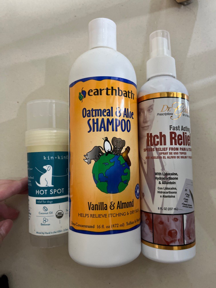 Dog Shampoo, Hot Spot Balm, Itch Relief Spray, Pet Supplies, Homes