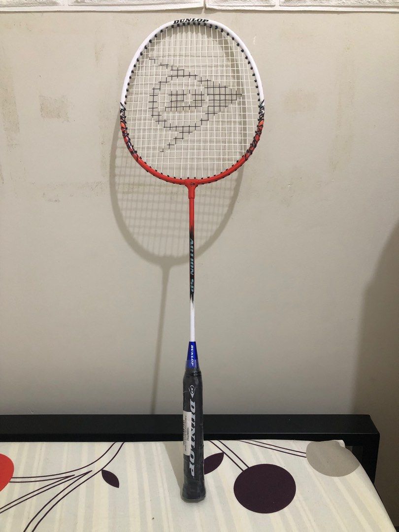 Dunlop Badminton Racket [Action SP White], Sports Equipment, Sports