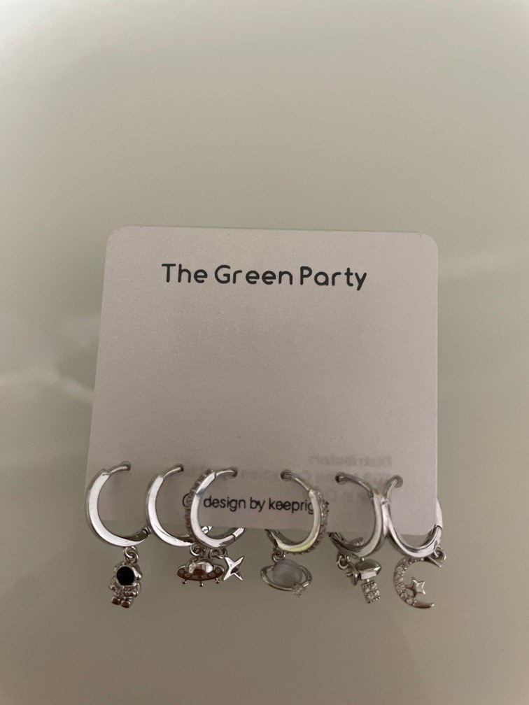 The green hotsell party earrings