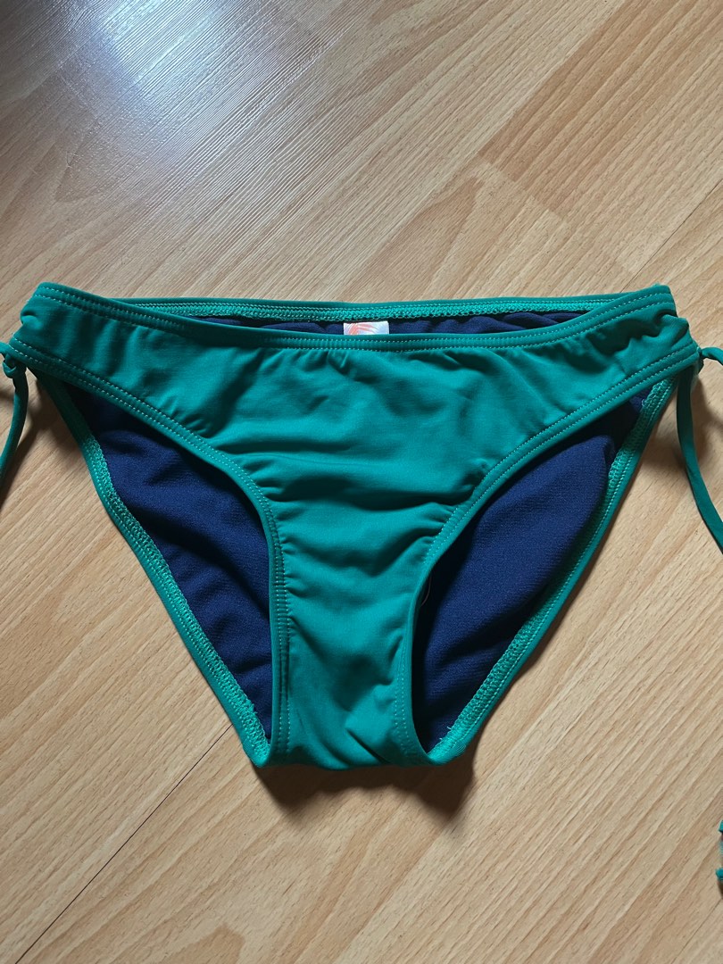 Emerald and navy blue bikini bottom, Women's Fashion, Swimwear, Bikinis ...