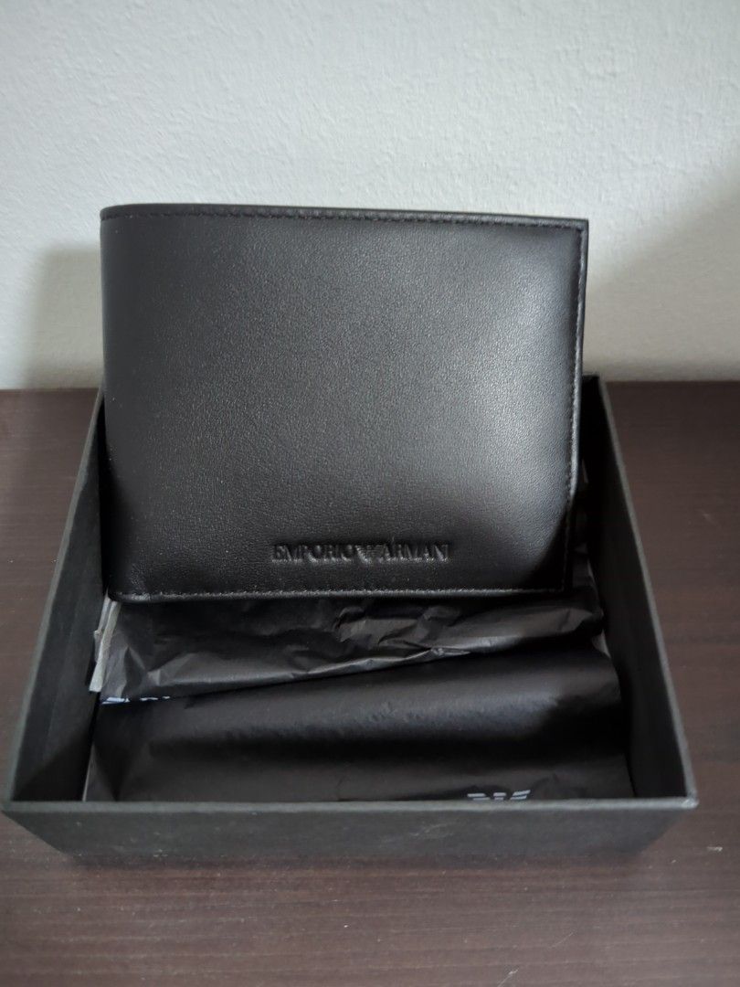 Emporio Armani Wallet, Luxury, Bags & Wallets on Carousell