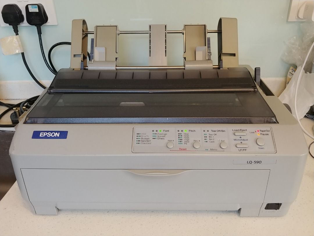 Epson Dot Matrix Printer LQ590, 電腦＆科技, 打印機及影印機 Carousell