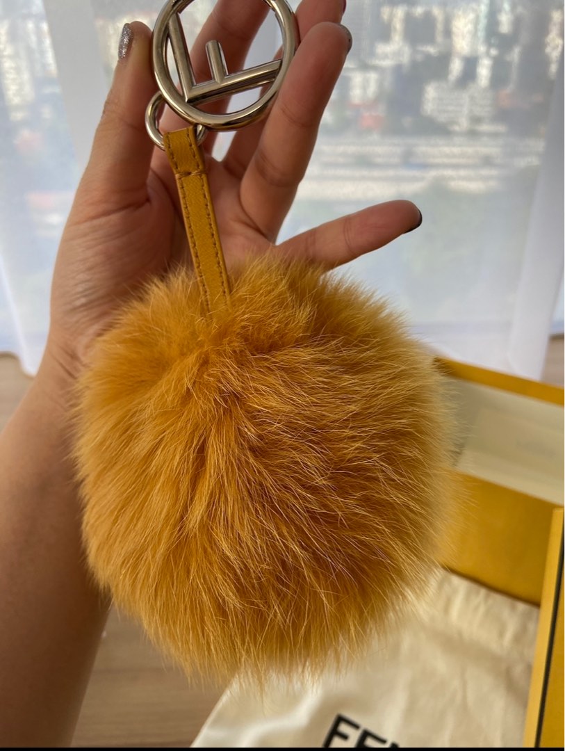 Fendi pom pom bag clearance