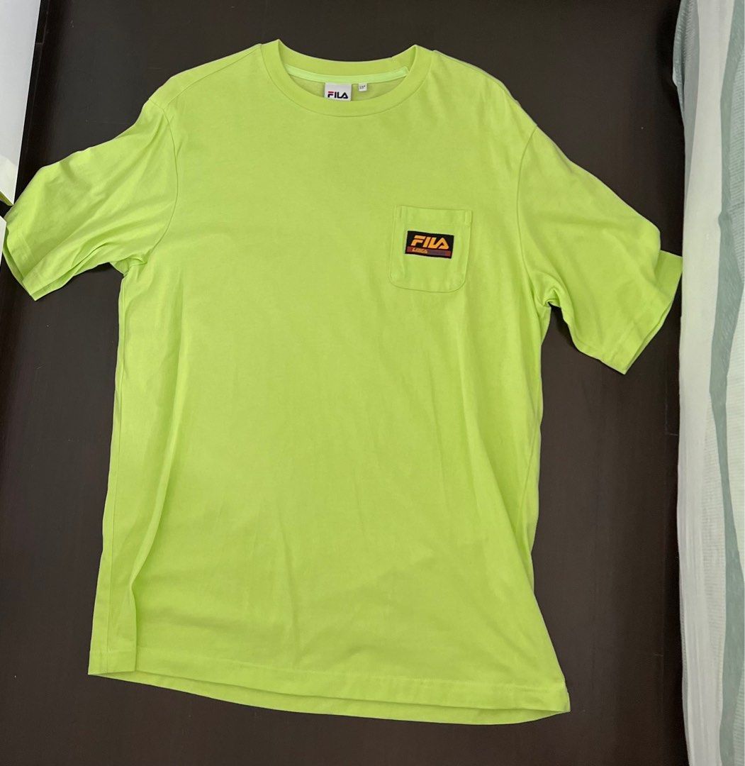 Lime green hotsell fila shirt