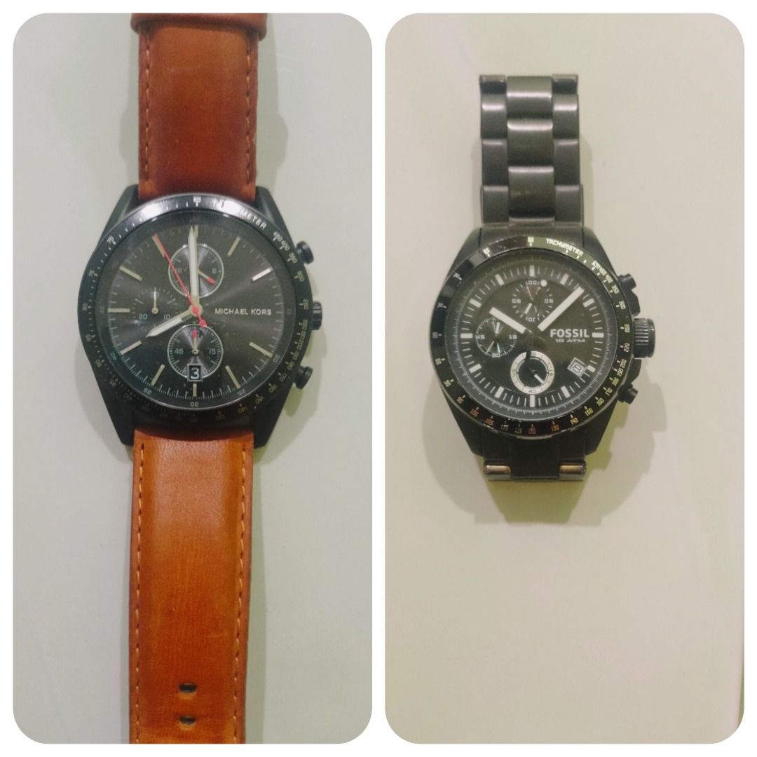 Fossil y shop michael kors