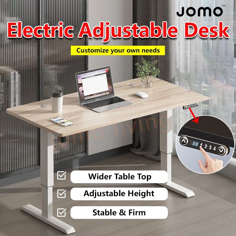 [FREE DELIVERY] Electric Auto Height Adjustable Lift Table Home Office ...