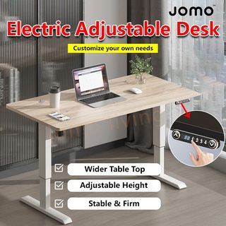 [FREE DELIVERY] Electric Auto Height Adjustable Lift Table Home Office Study Desk Standing Gaming Table Study Table