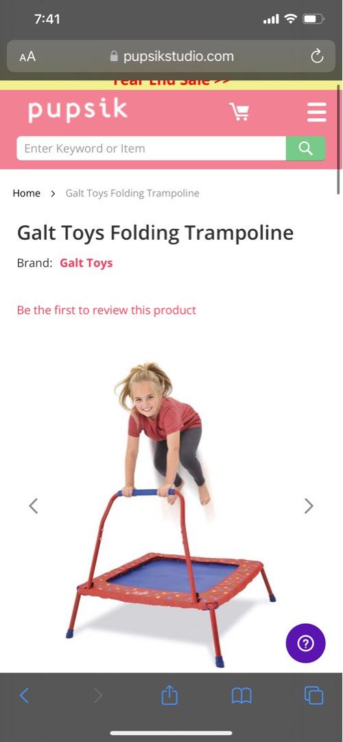 Galt toys shop folding trampoline