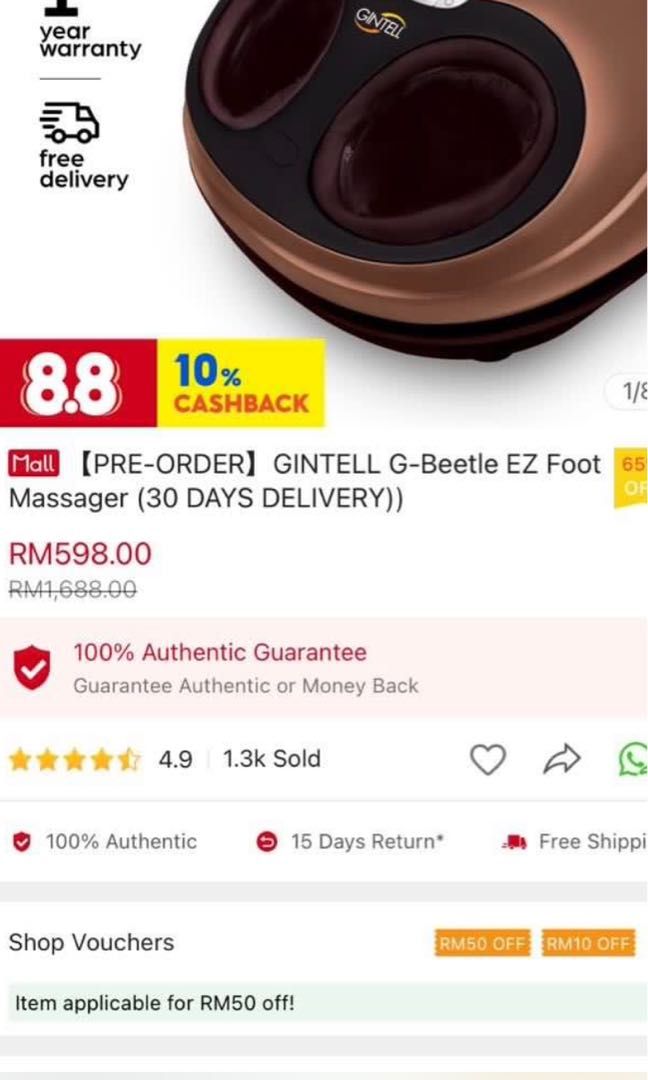 Gintell leg massage new arrivals