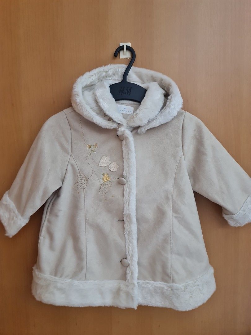Girls top suede coat