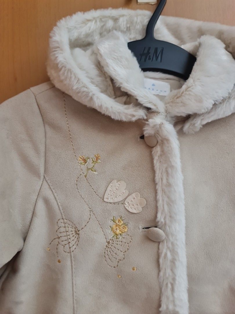 Girls sales suede coat
