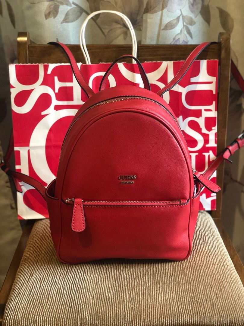 Guess red backpack top