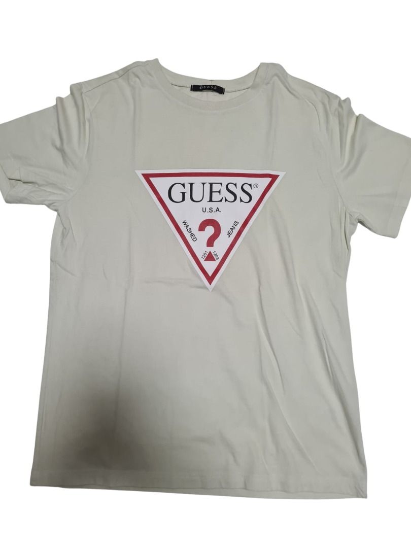Guess Jeans T-shirt, Men's Fashion, Tops Sets, Tshirts Polo Shirts on Carousell