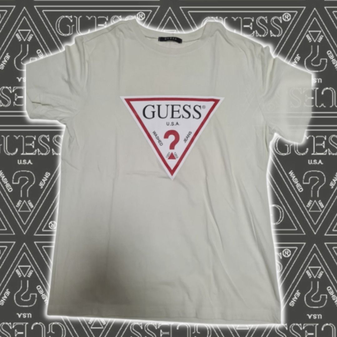 Guess washed store jeans t shirt