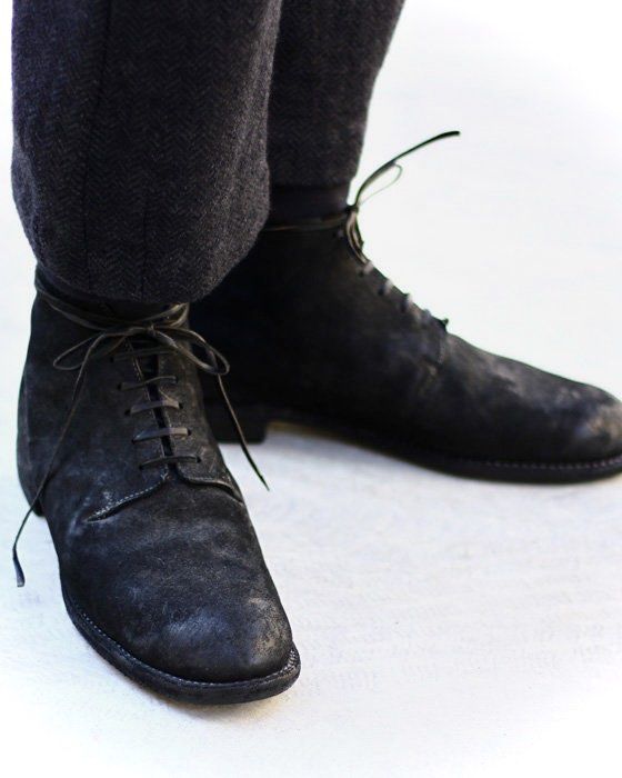 Guidi 17 Stag Reverse Midlace Boots