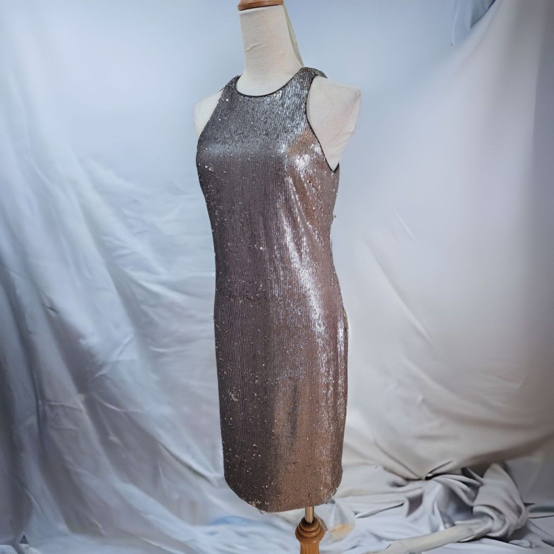 Halston heritage deals fringe dress