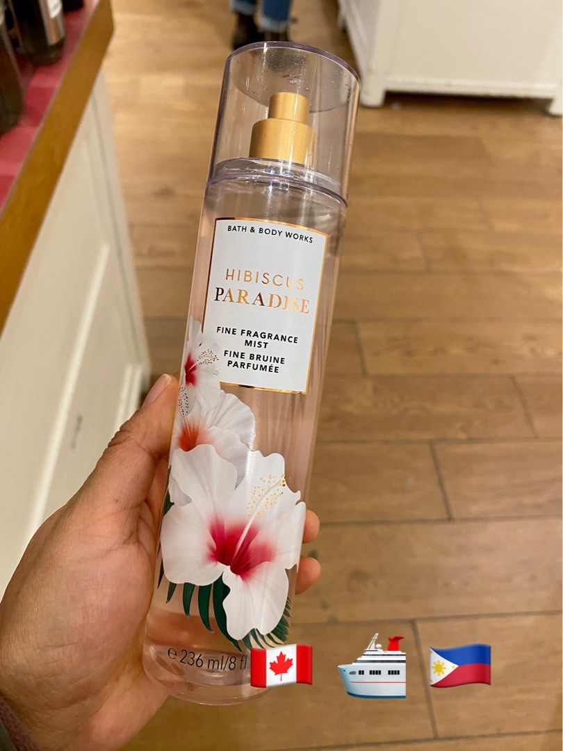 Hibiscus Paradise Bath and Body Works Fragrance mist, Beauty & Personal