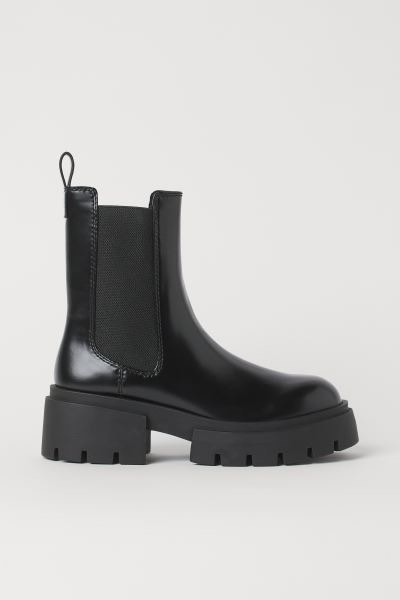 H M Platform Chelsea Boots Women s Fashion Footwear Boots on