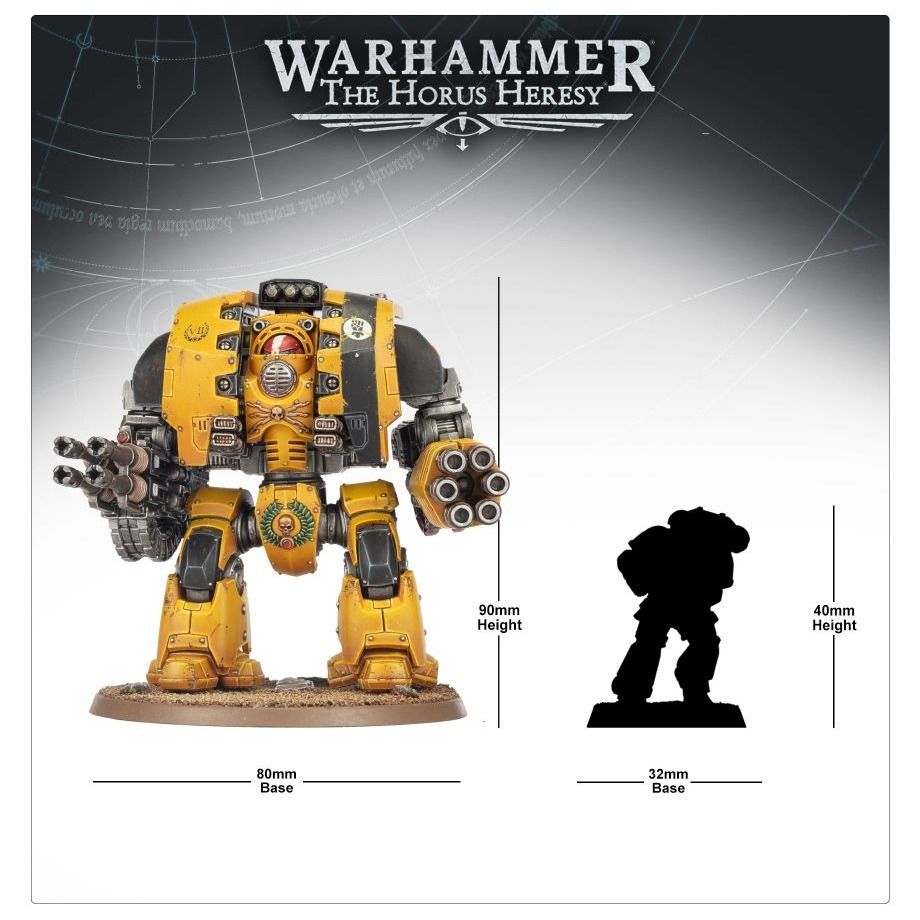Dreadnought De Siège Leviathan Avec Pince Et Trépan - Warhammer The Horus Heresy