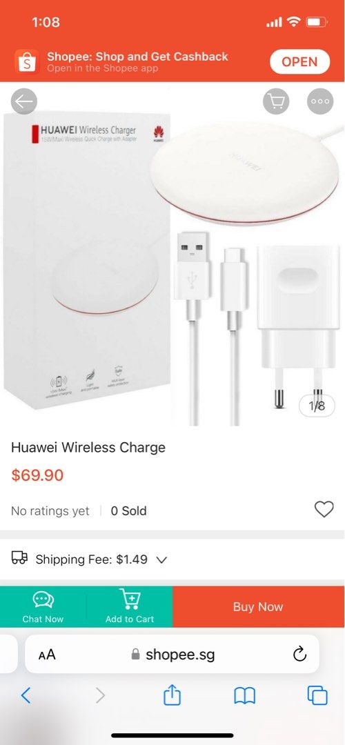 Huawei wireless charger406089722422241280