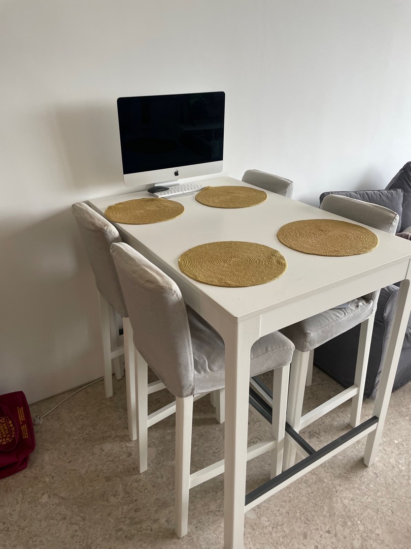 Ikea Dining Table & Chair Set, Furniture & Home Living, Furniture