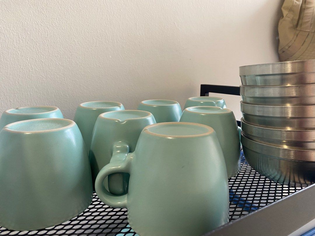 Ikea tea cups set with saucer plate (20 sets), Furniture & Home Living