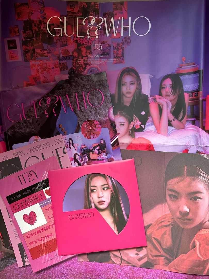 ITZY Guess Who Album, Hobbies & Toys, Memorabilia & Collectibles, K
