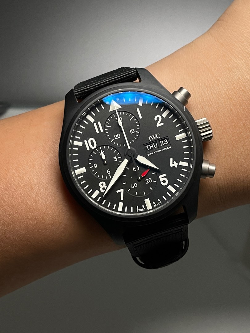 IWC Topgun Pilot IW389101 389101 Ceramic Black