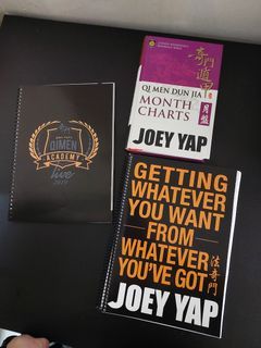 Joey Yap Qi Men Month Charts book + FREE Qi Men 2019 Workshop Coursebook + FREE Qi Men Getting Whatever You Want Workshop