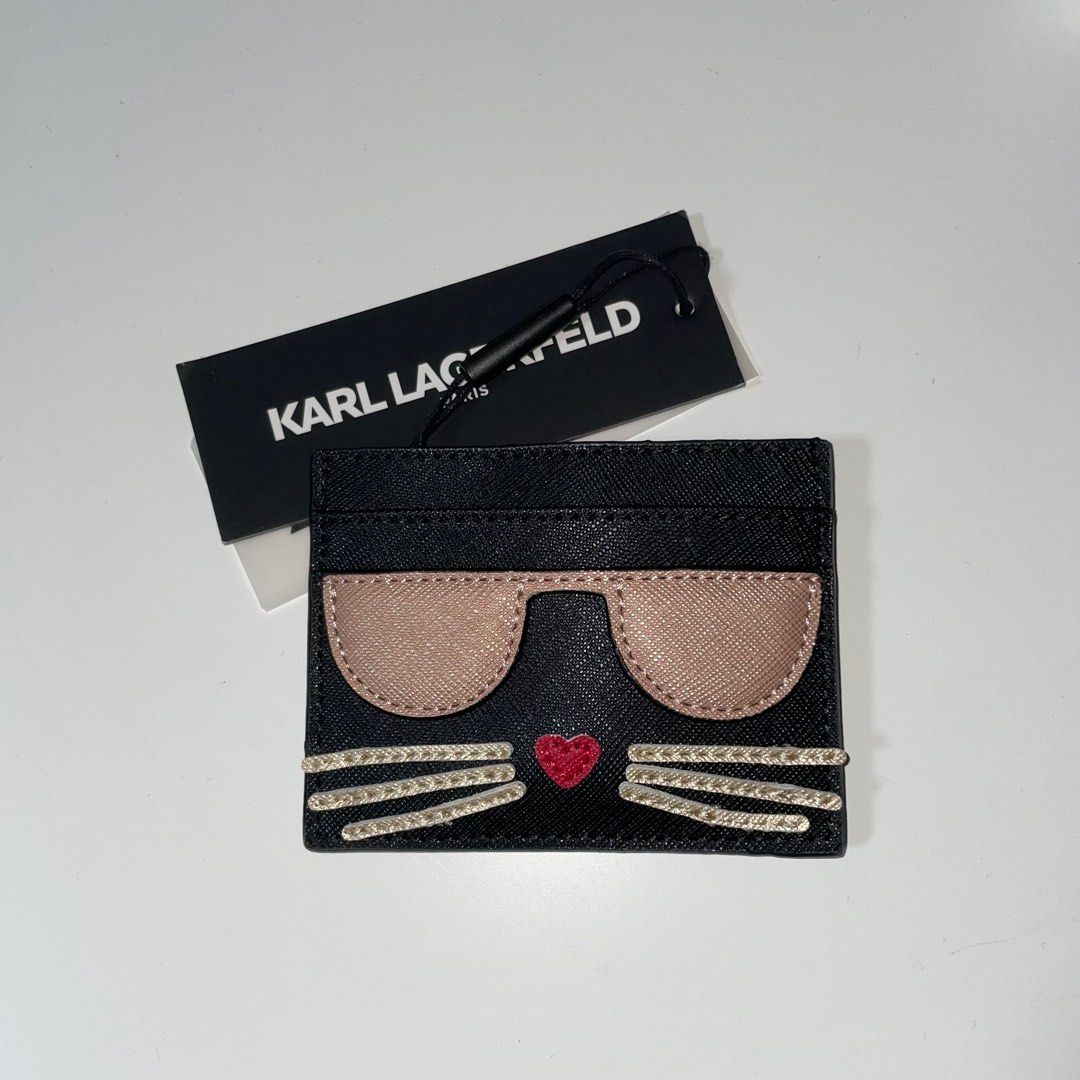 Karl Lagerfeld card holder, Women's Fashion, Bags & Wallets, Wallets