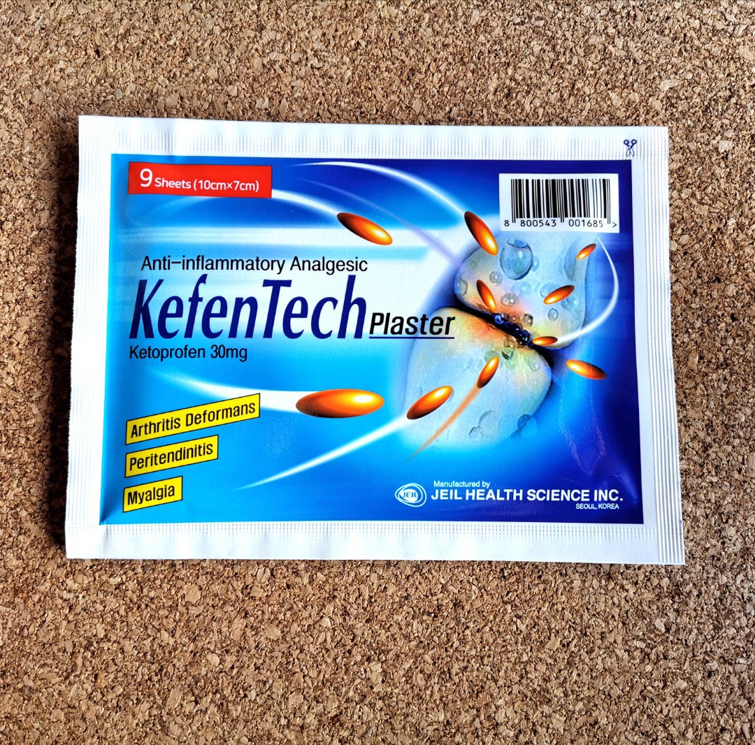 KEFENTECH PLASTER 9 SHEETS PER PACK.expiry 09/2025, Health & Nutrition ...